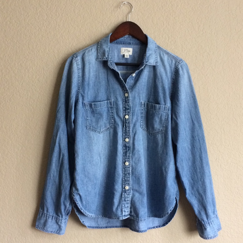J Crew Everyday Chambray shirt
